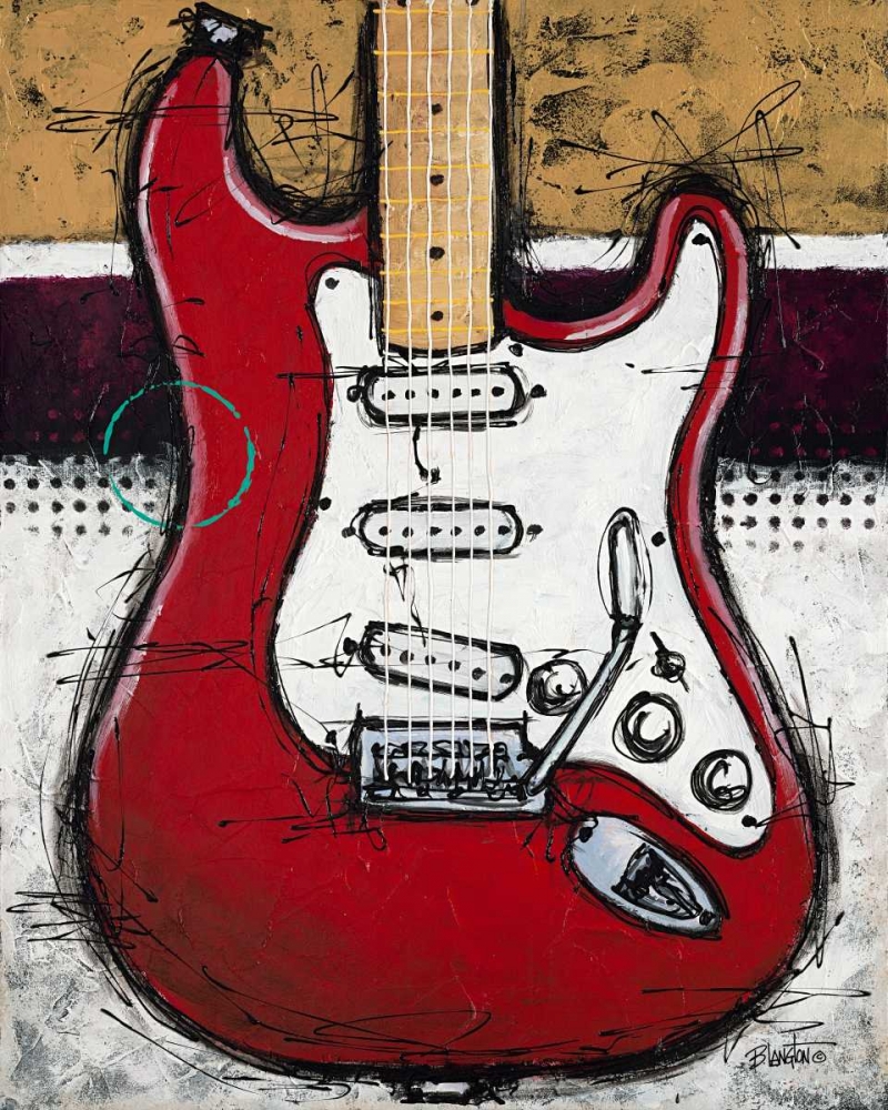 Electric Red art print by Bruce Langton for $57.95 CAD