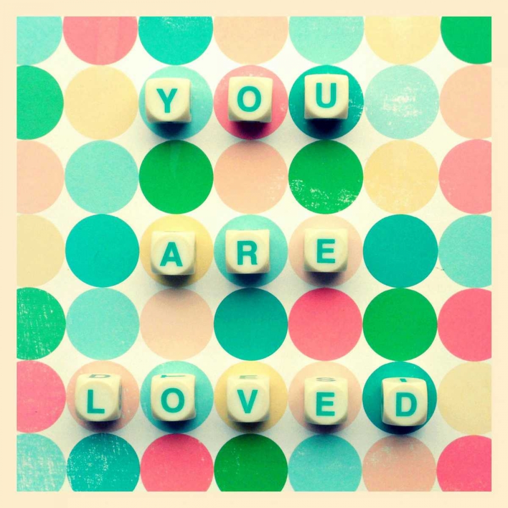 You Are Loved Game Pieces art print by Vicki Dvorak for $57.95 CAD