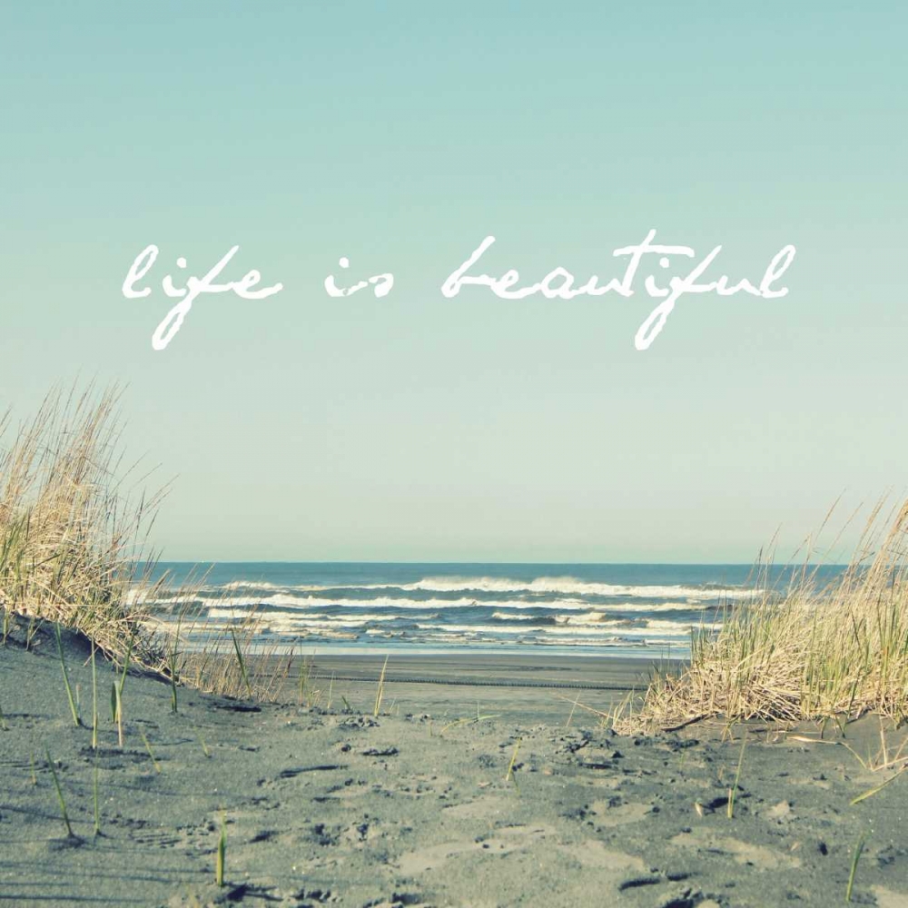 Life Is Beautiful Square art print by Vicki Dvorak for $57.95 CAD