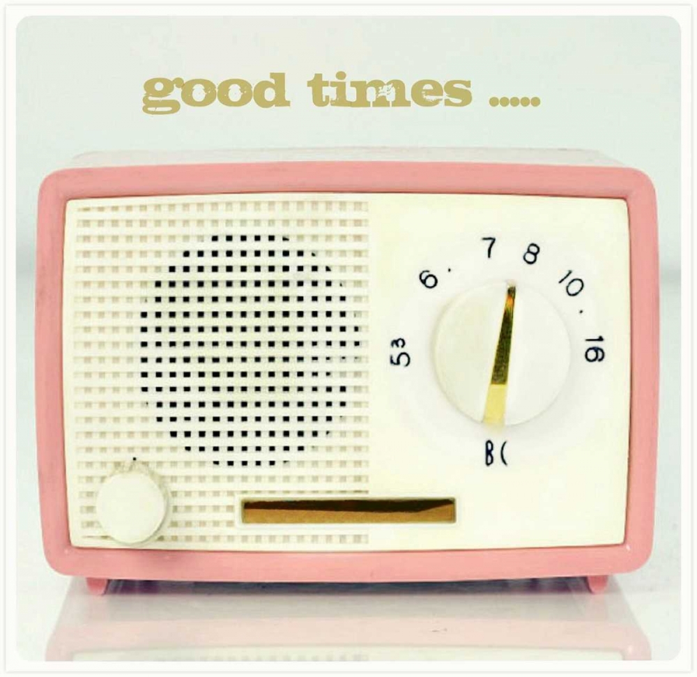 Good Times Pink Radio art print by Vicki Dvorak for $57.95 CAD