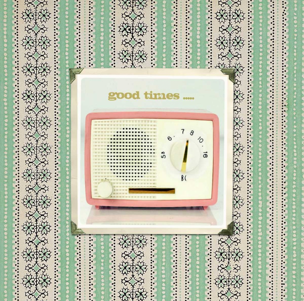 Good Times Vintage Radio art print by Vicki Dvorak for $57.95 CAD