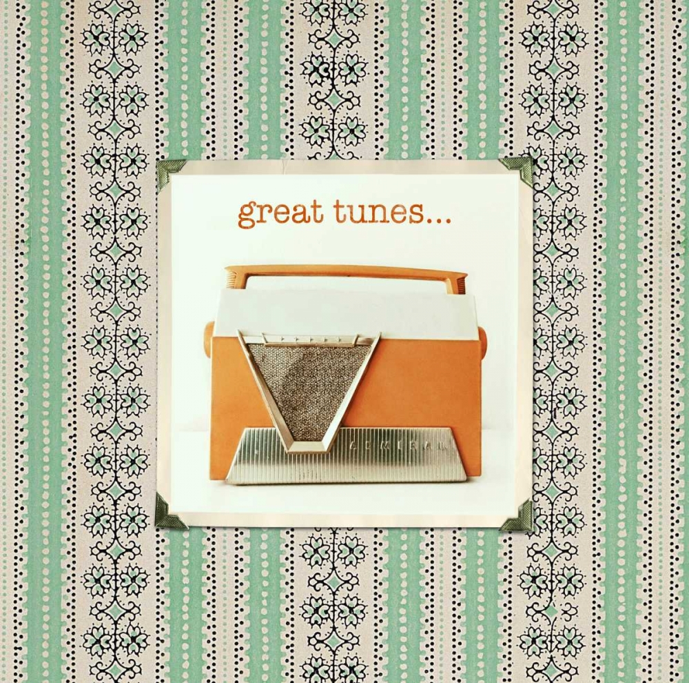 Great Tunes Vintage Radio art print by Vicki Dvorak for $57.95 CAD