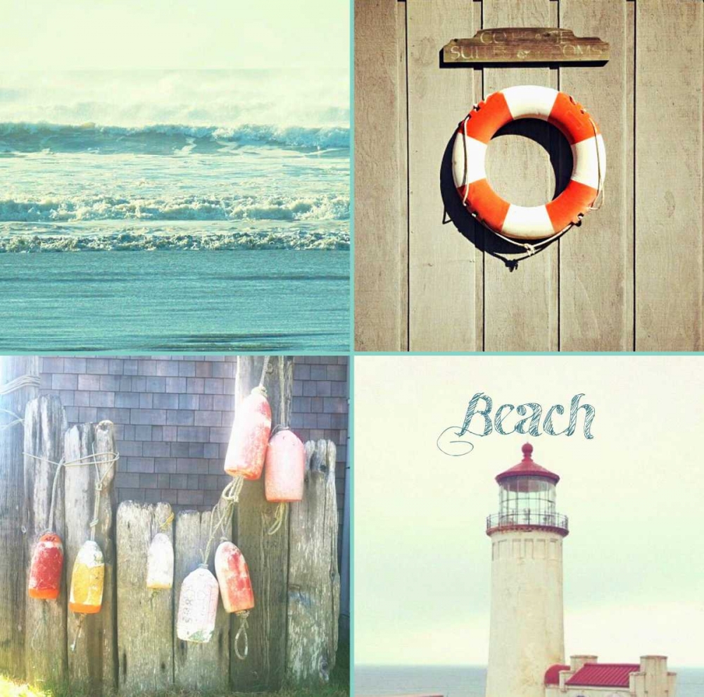 Ocean Blue BEACH art print by Vicki Dvorak for $57.95 CAD