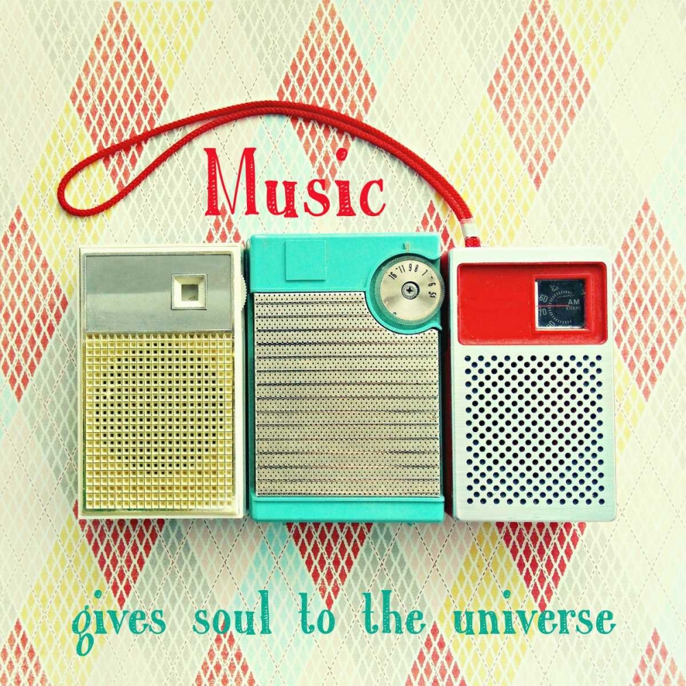 Vintage radio Inspirational art print by Vicki Dvorak for $57.95 CAD