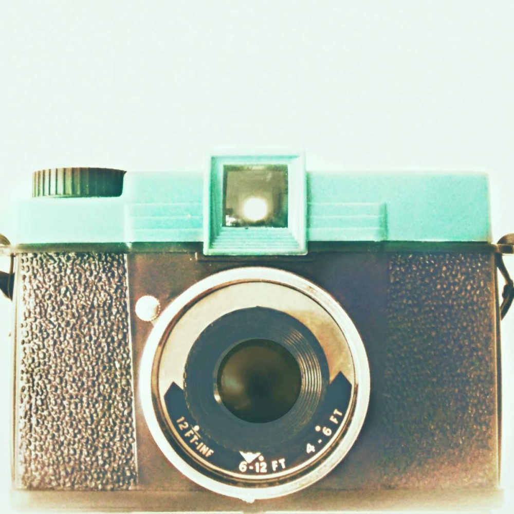 Vintage Blue Camera art print by Vicki Dvorak for $57.95 CAD