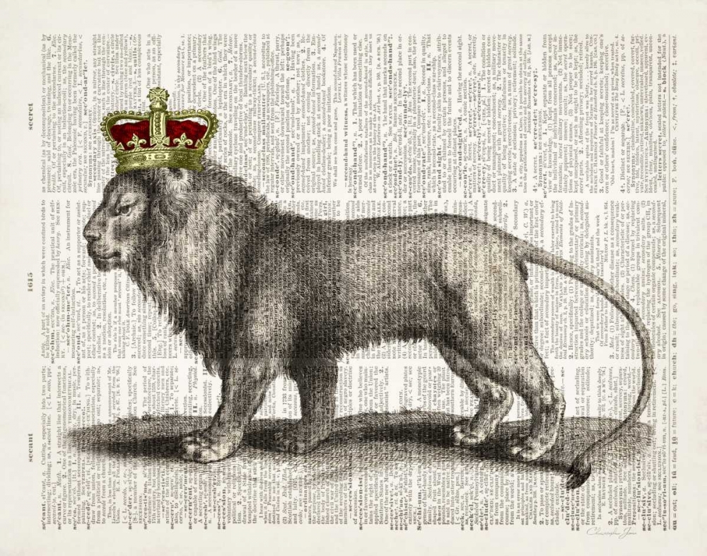 Magestic Lion art print by Christopher James for $57.95 CAD