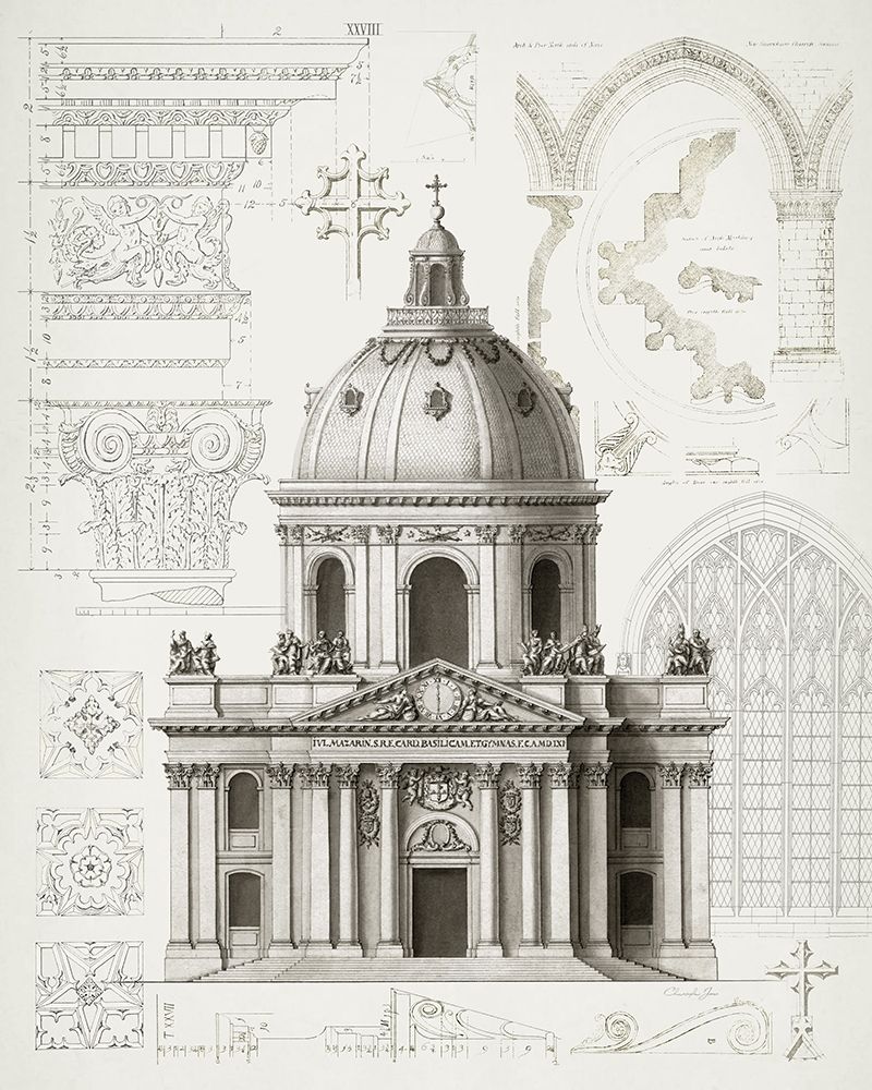 Classic Architecture 2 art print by Christopher James for $57.95 CAD