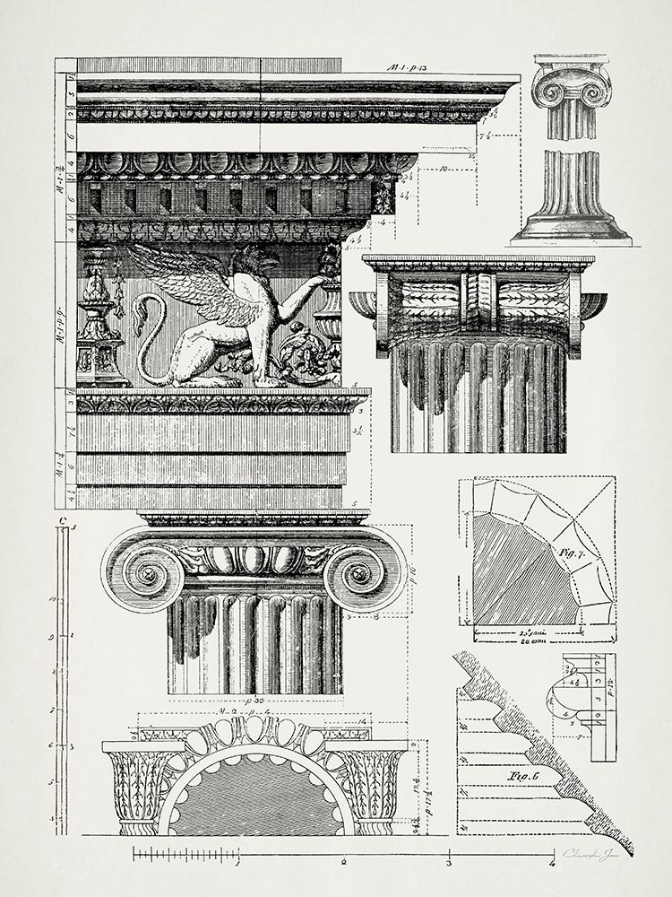 Column Details 1 art print by Christopher James for $57.95 CAD