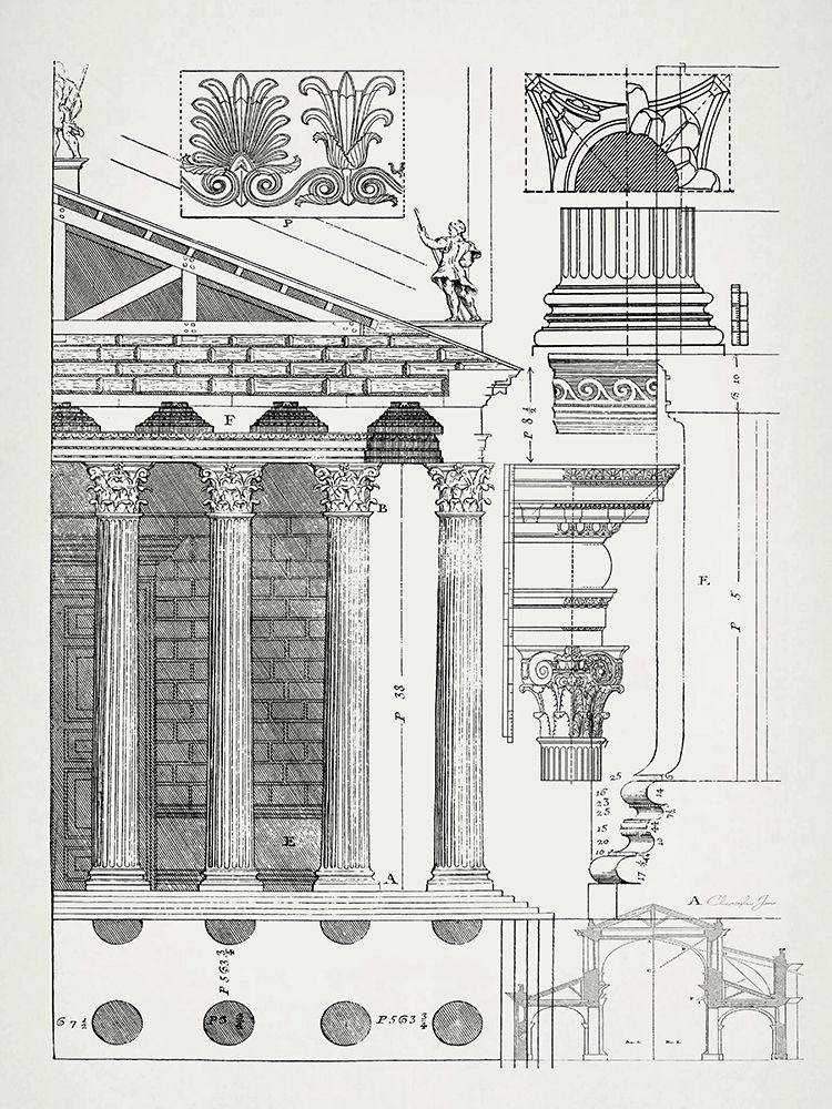 Column Details 2 art print by Christopher James for $57.95 CAD