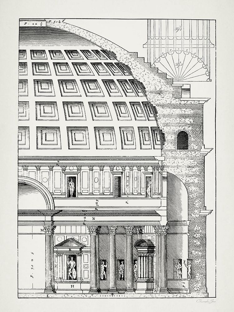 Classical Plans 2 art print by Christopher James for $57.95 CAD