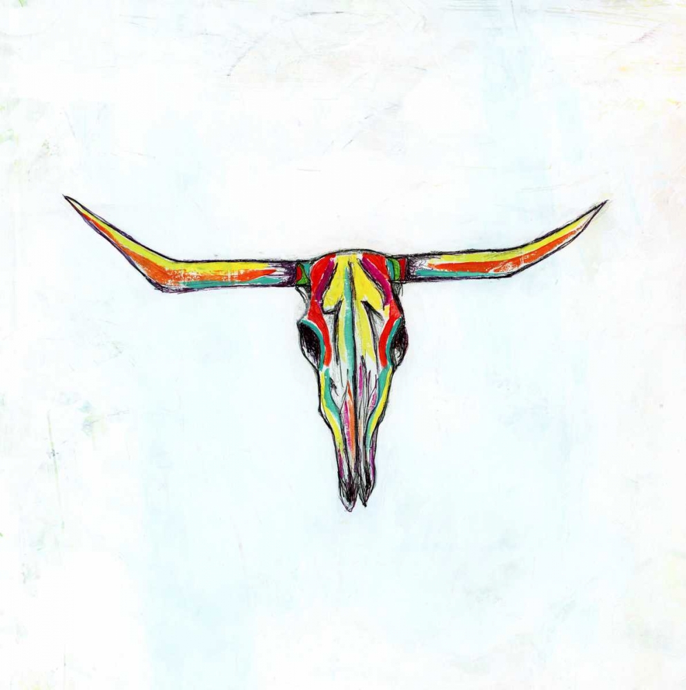 Cow Skull art print by Sophia Buddenhaugen for $57.95 CAD