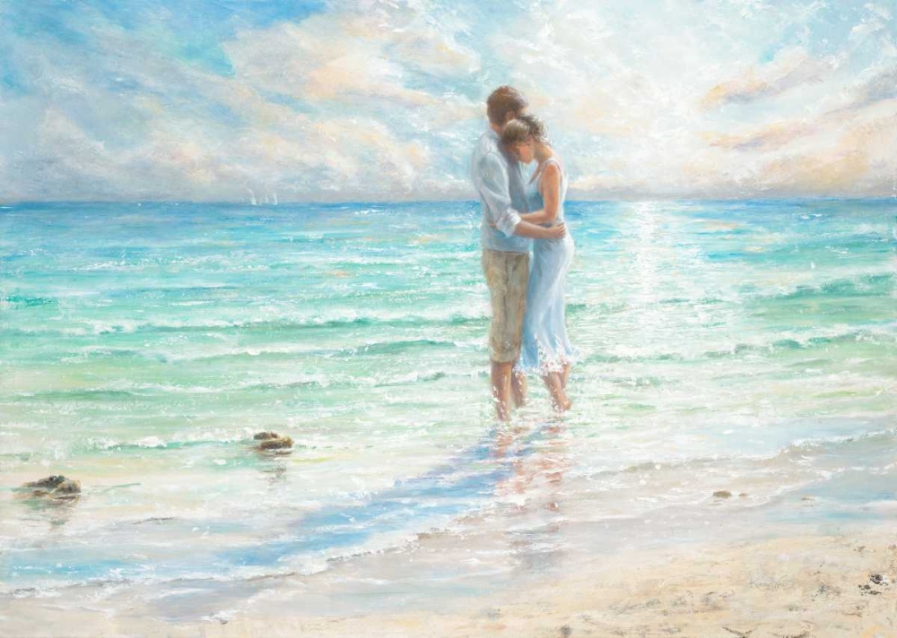Seaside Embrace art print by Karen Wallis for $57.95 CAD