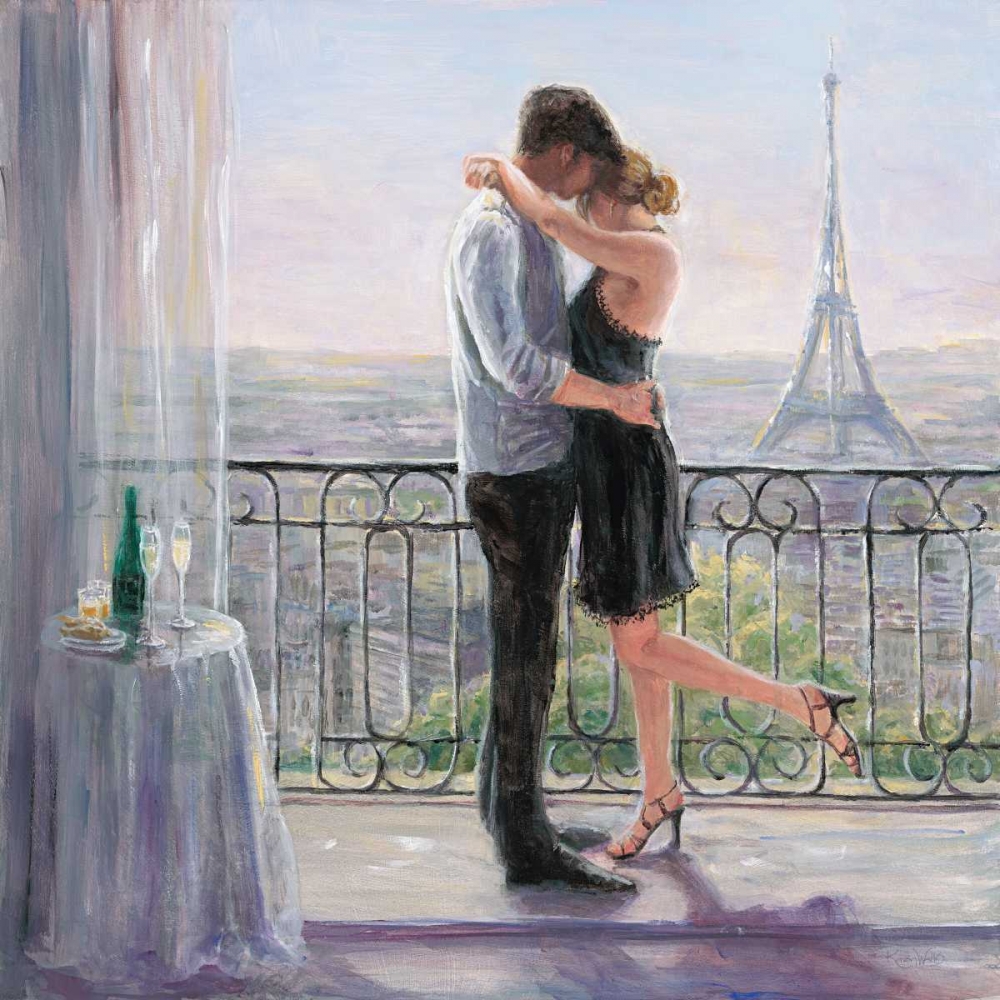Paris Morning Romance art print by Karen Wallis for $57.95 CAD