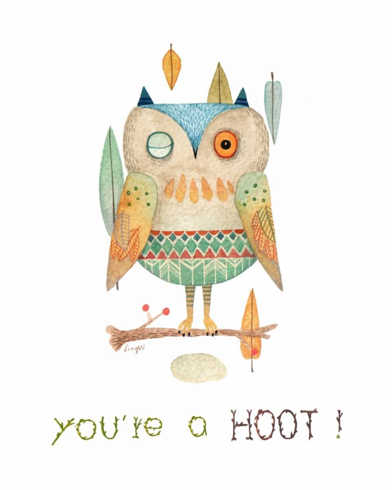 Youre a Hoot! art print by Lings Workshop for $57.95 CAD