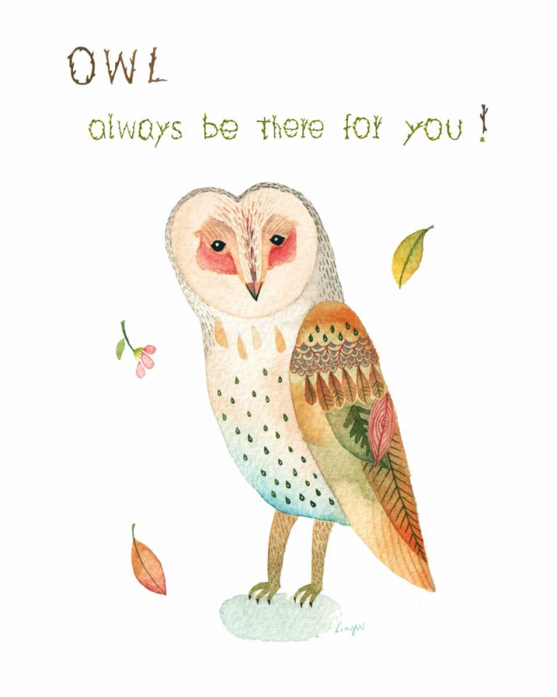 Owl Always Be There For You art print by Lings Workshop for $57.95 CAD