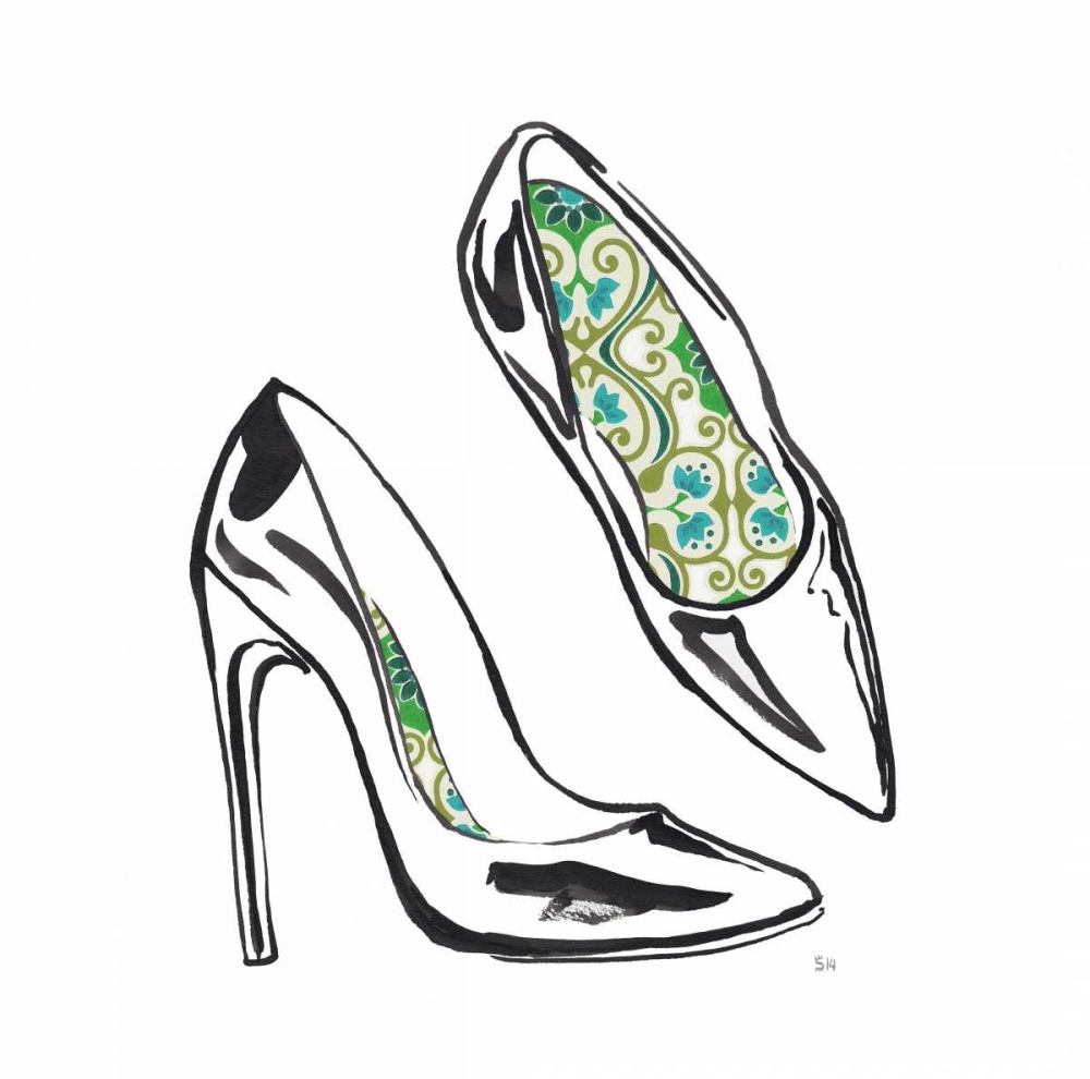 Vintage Designer Shoes art print by Sunflowerman for $57.95 CAD