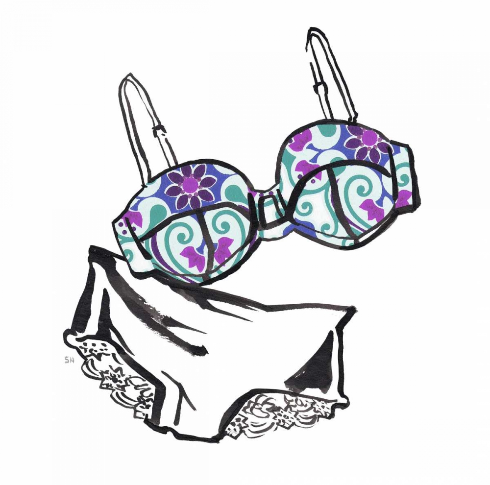 Vintage Lingerie art print by Sunflowerman for $57.95 CAD