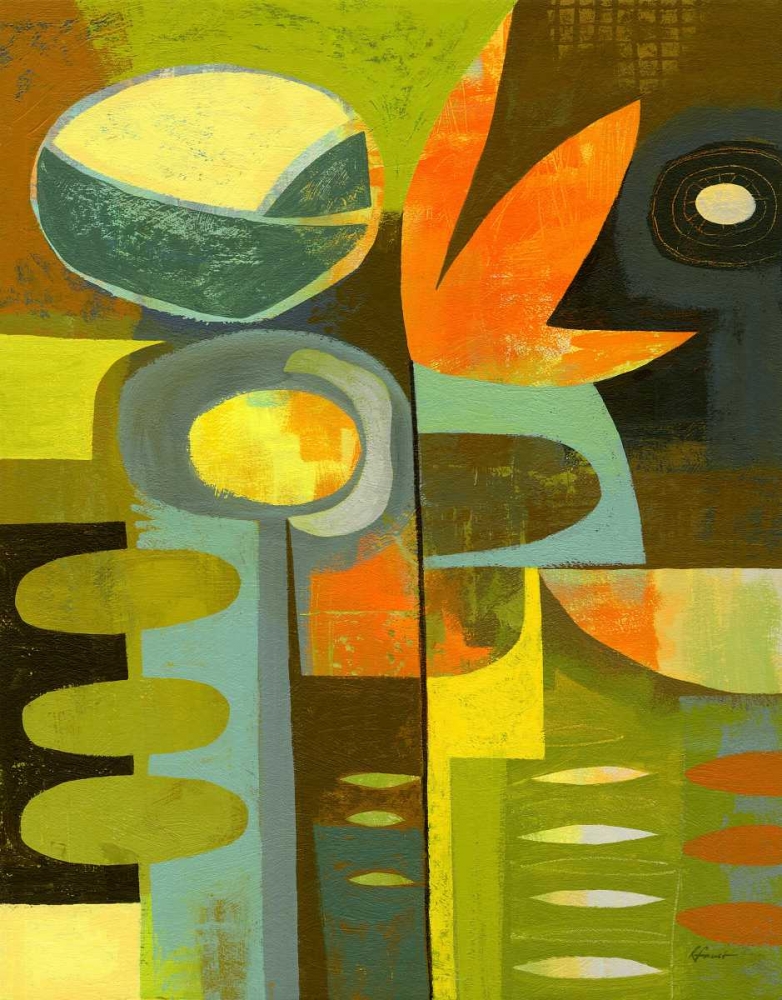 Cubist Garden 2 art print by Richard Faust for $57.95 CAD