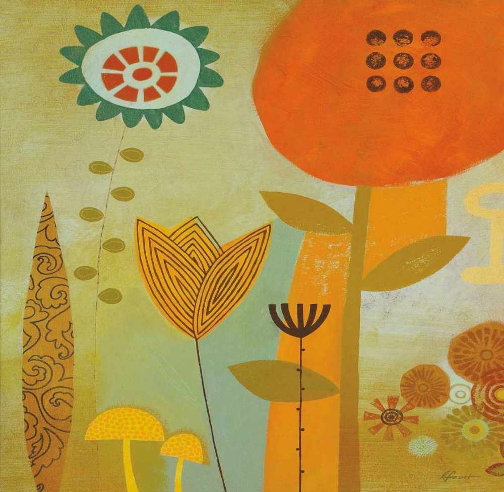 Groovy Bloom 1 art print by Richard Faust for $57.95 CAD