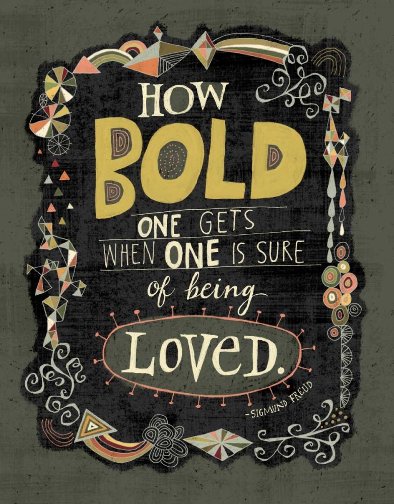How Bold art print by Richard Faust for $57.95 CAD