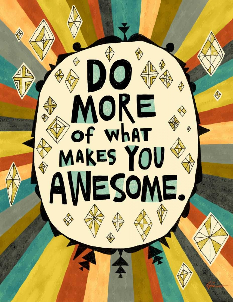 Awesome Words 1 art print by Richard Faust for $57.95 CAD