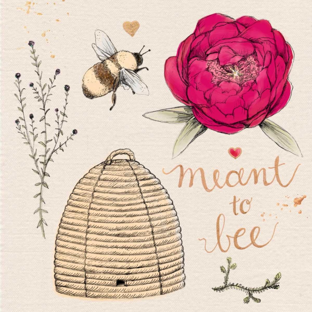 Meant To Bee art print by Kerri Elliot for $57.95 CAD