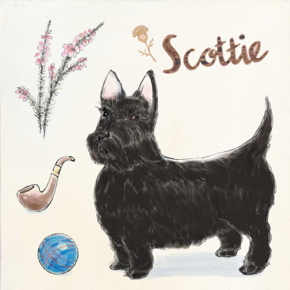 Scottie Dog Escapades art print by Kerri Elliot for $57.95 CAD
