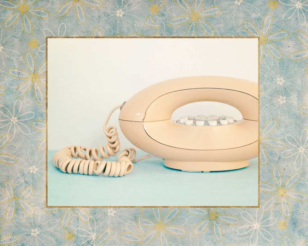 Back In Time Pink Phone_border art print by Susannah Tucker Photography for $57.95 CAD