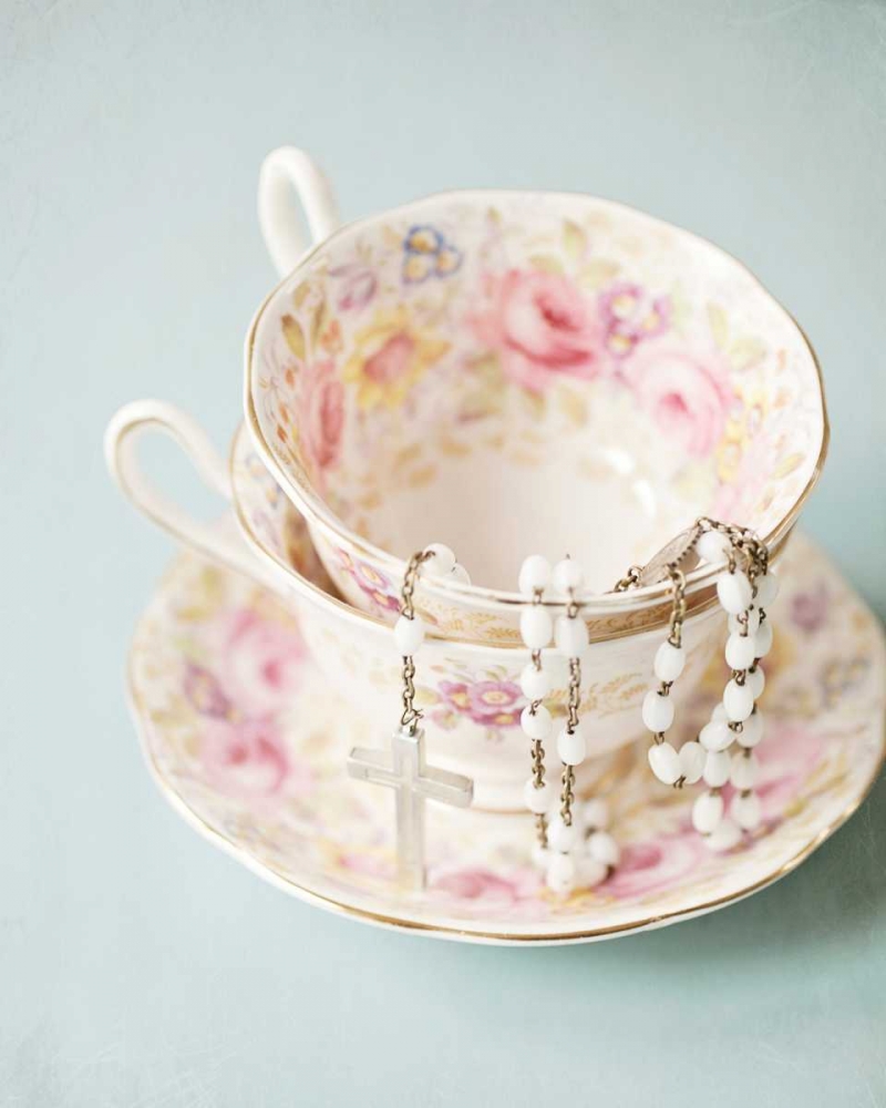 Pretty Teacup and Rosary 2 art print by Susannah Tucker Photography for $57.95 CAD