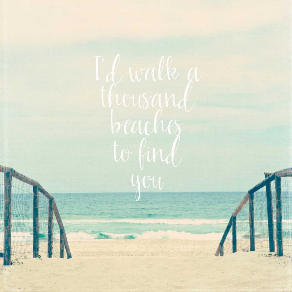 Id Walk a thousand Beaches art print by Susannah Tucker Photography for $57.95 CAD