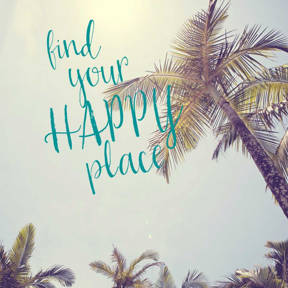 Happy Place Palm Trees art print by Susannah Tucker Photography for $57.95 CAD