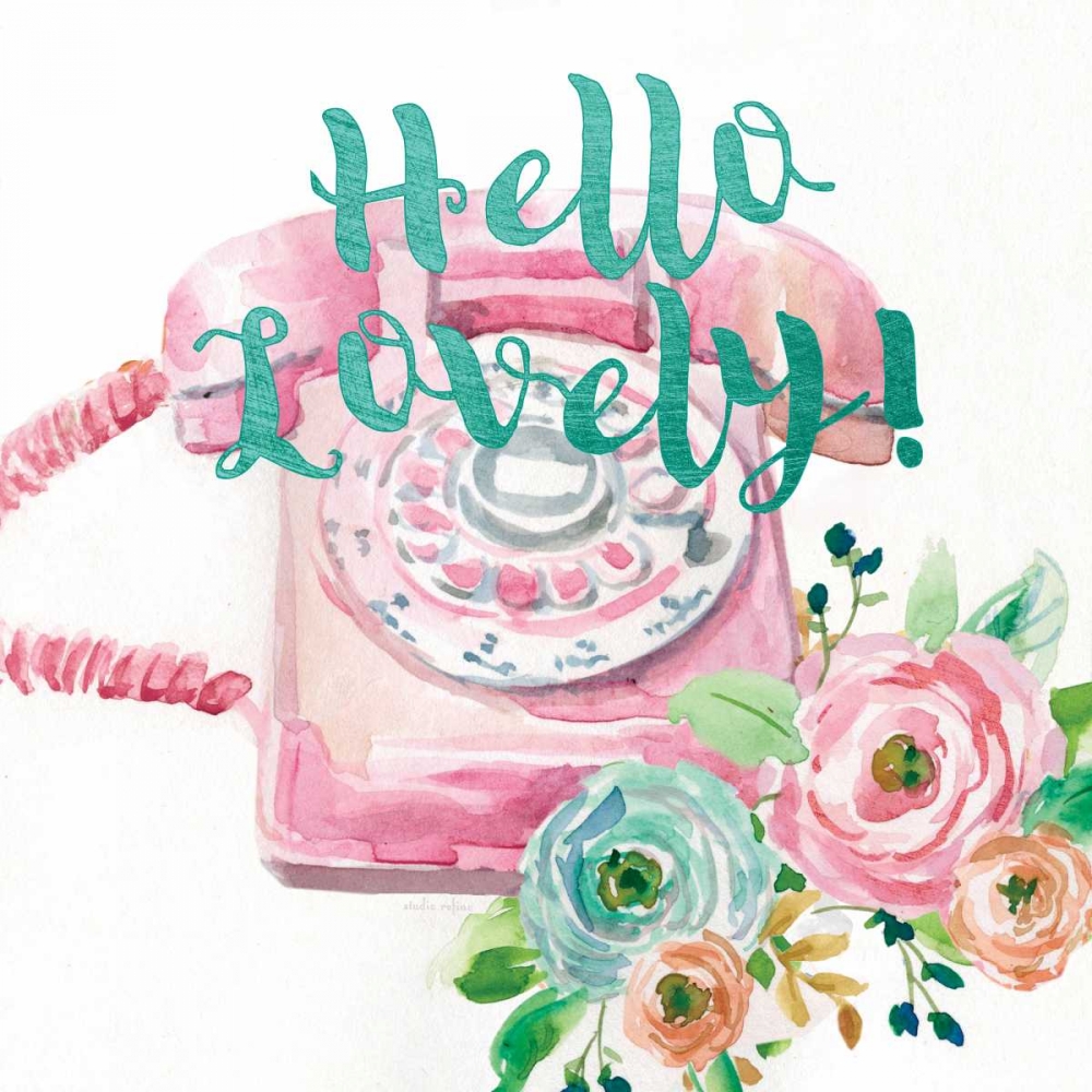 Hello Lovely! art print by Studio Rofino for $57.95 CAD