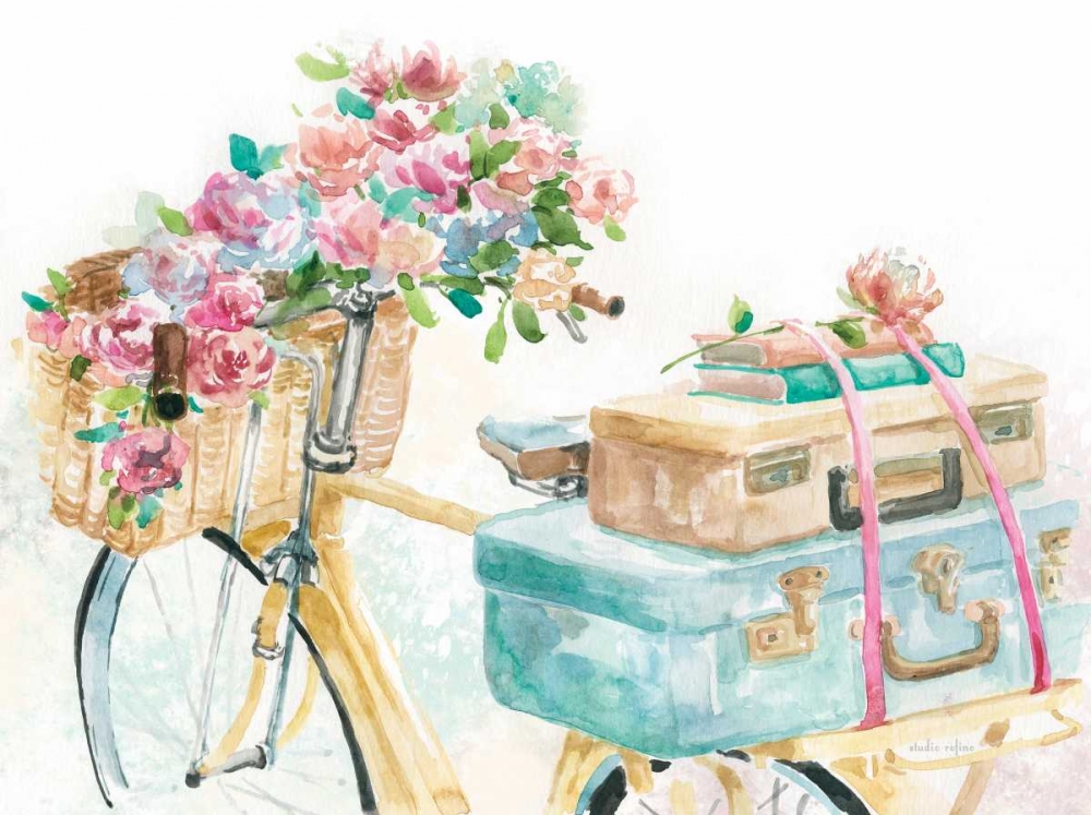 My Pretty Bicycle art print by Studio Rofino for $57.95 CAD