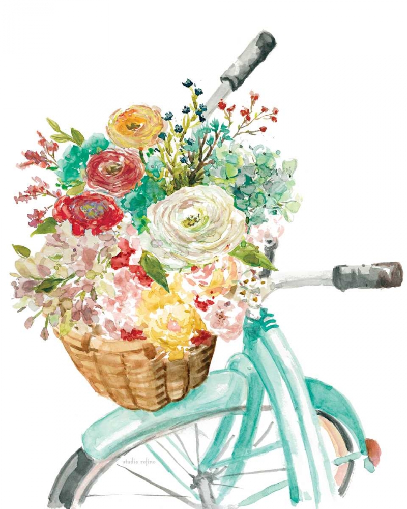 Basket and Bike art print by Studio Rofino for $57.95 CAD