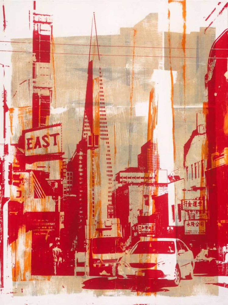 Urban Collage Downtown art print by Deanna Fainelli for $57.95 CAD