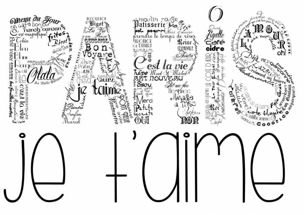 As The French Say-Paris art print by Marion De Lauzun for $57.95 CAD