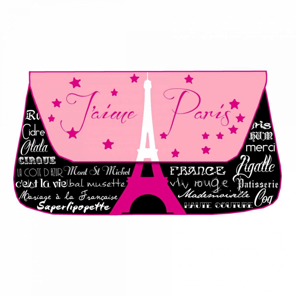 Black Paris Purse art print by Marion De Lauzun for $57.95 CAD