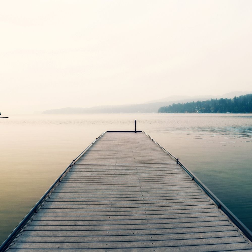 Pier At The Lake art print by Robin Dickinson for $57.95 CAD
