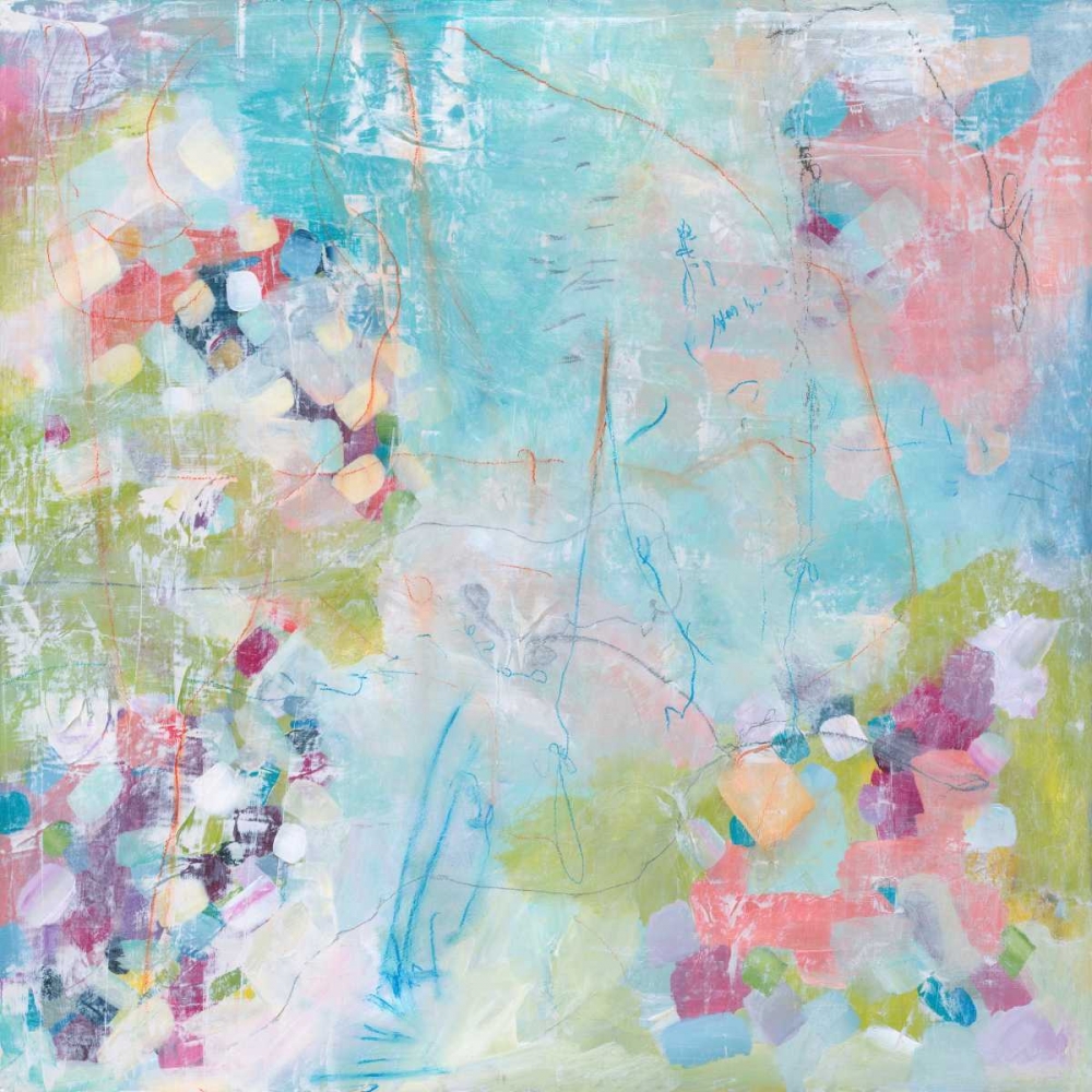 Abstract Garden art print by Aubrey for $57.95 CAD