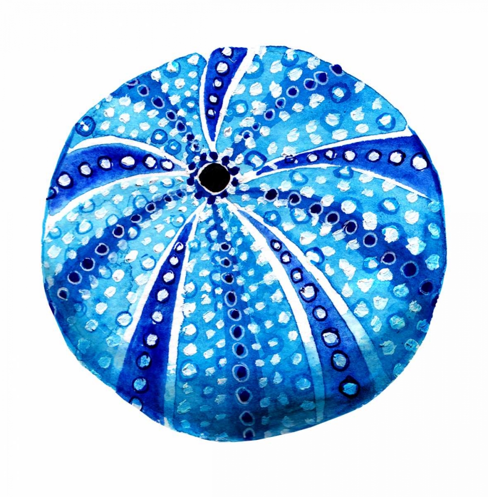 Sea Blue Urchin art print by Crystal Smith for $57.95 CAD