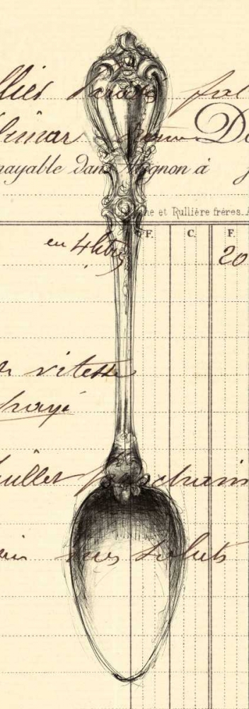 Spoon Document art print by Z Studio for $57.95 CAD