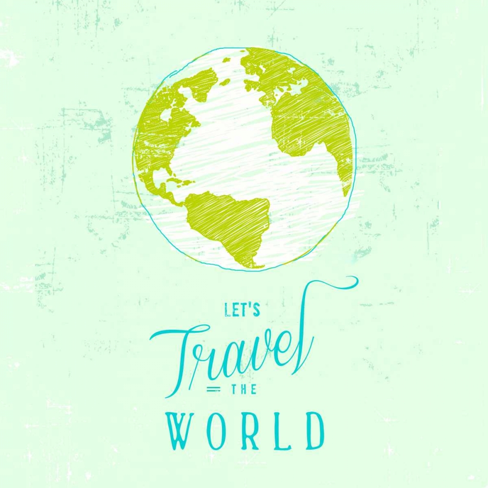 Lets Travel 1 art print by Z Studio for $57.95 CAD