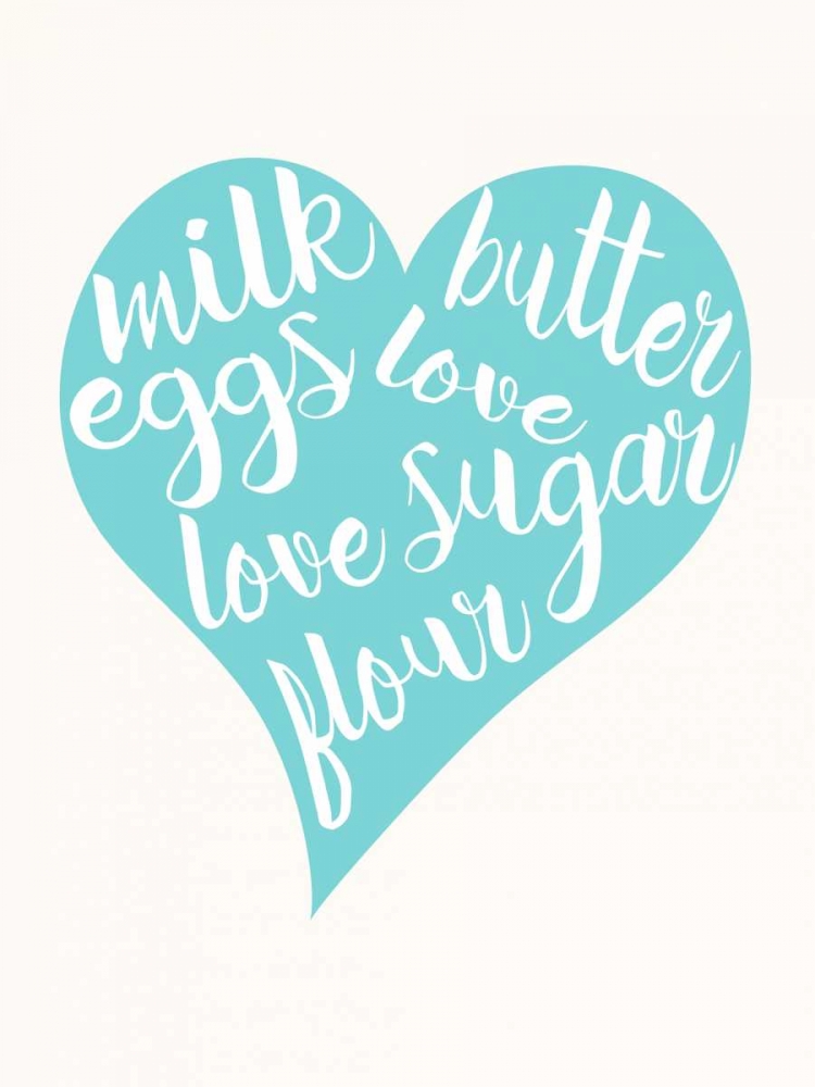 Love, Sugar, Milk Eggs art print by Z Studio for $57.95 CAD
