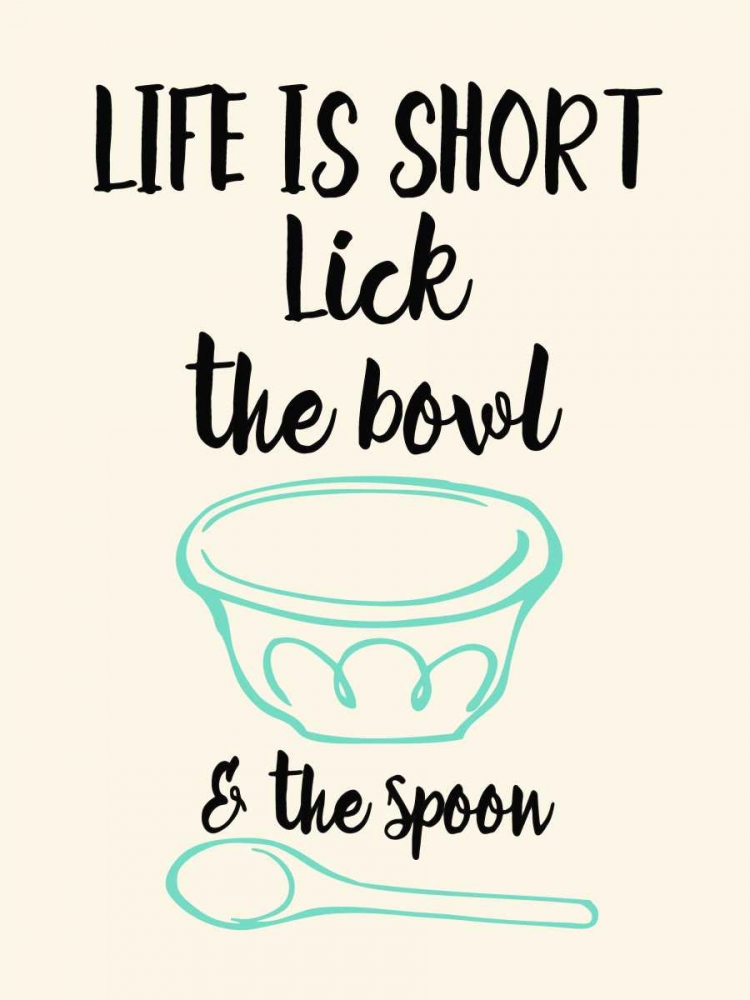 Lick The Bowl and The Spoon art print by Z Studio for $57.95 CAD