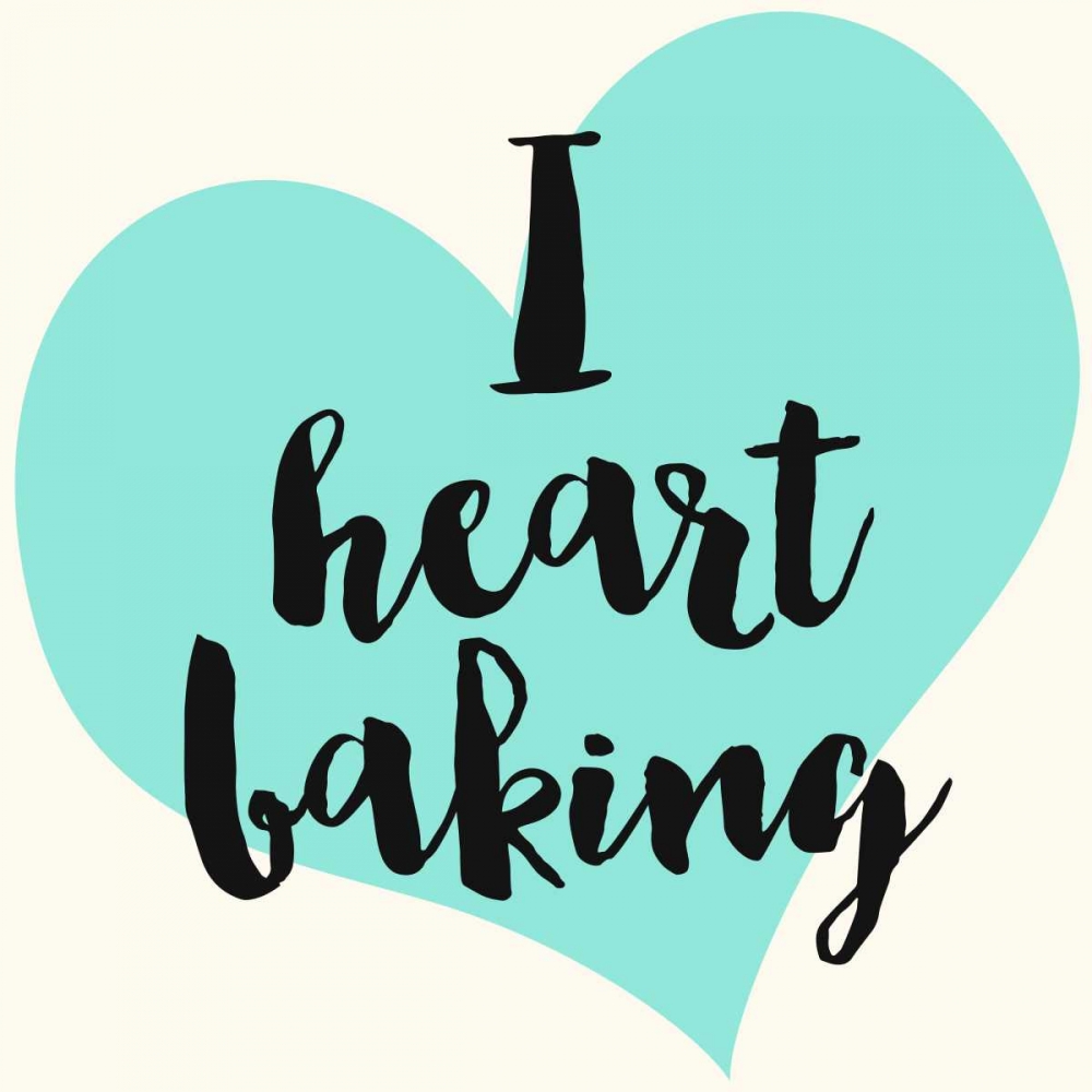 I heart Baking art print by Z Studio for $57.95 CAD