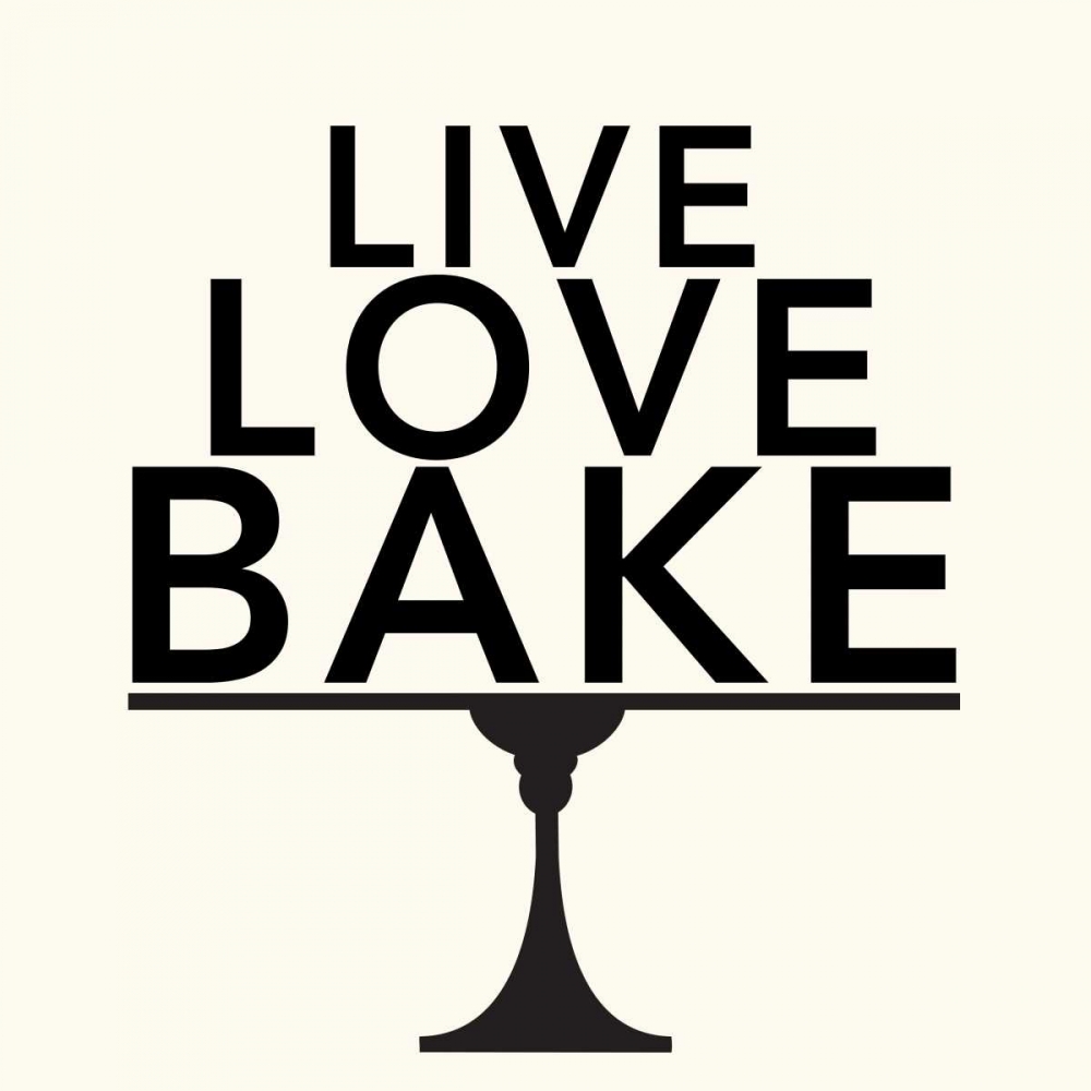 Live Love Bake art print by Z Studio for $57.95 CAD