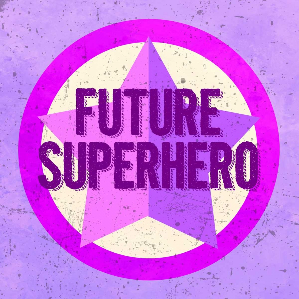 Furture Superhero Pink art print by Z Studio for $57.95 CAD