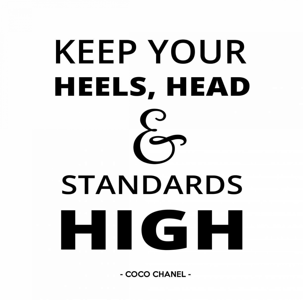 Keep Your Heels High art print by Z Studio for $57.95 CAD