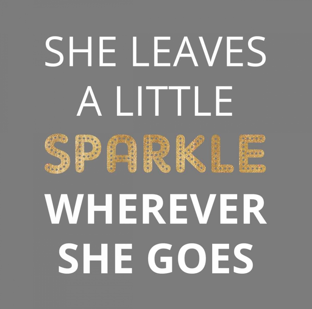 Sparkle, Gold art print by Z Studio for $57.95 CAD