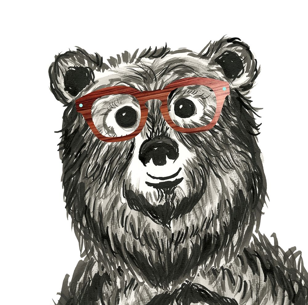 Bookish Bear art print by Bella Dos Santos for $57.95 CAD